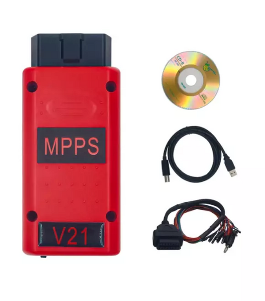 MPPS V21 Red – Outil de programmation ECU OBD2 illimité