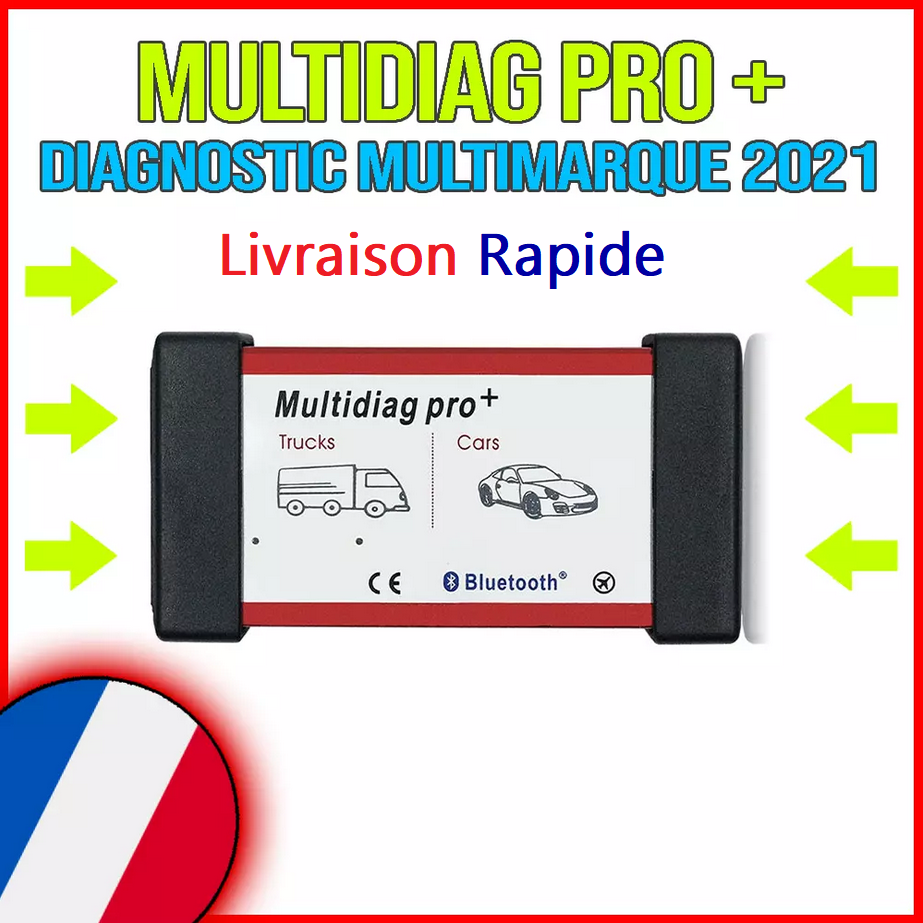 Multidiag Pro- delphi autocom wow – Bluetooth Double PCB V3.0